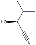 (2S)-2-Hydroxy-3-methylbutyronitrile Structure