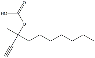 Carbonic acid methyl(1-heptyl-2-propynyl) ester Structure