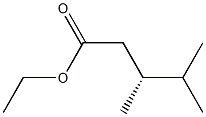 [R,(+)]-3,4-Dimethylvaleric acid ethyl ester 구조식 이미지
