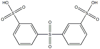 3,3'-Sulfonylbis(benzenesulfonic acid) Structure