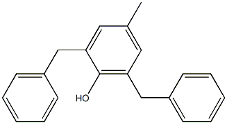 2,6-Dibenzyl-p-cresol Structure