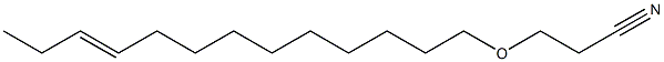 3-(10-Tridecenyloxy)propiononitrile 구조식 이미지