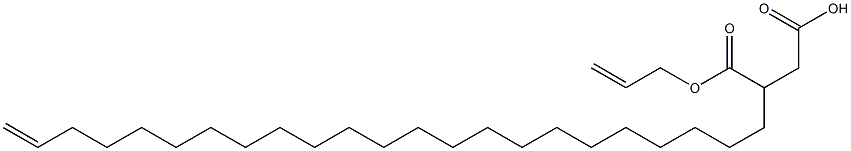 3-(22-Tricosenyl)succinic acid 1-hydrogen 4-allyl ester Structure