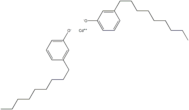 Cadmium bis(3-nonylphenolate) Structure