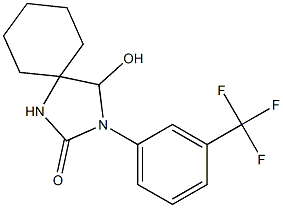 2-[3-(Trifluoromethyl)phenyl]-1-hydroxy-2,4-diazaspiro[4.5]decan-3-one 구조식 이미지