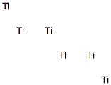 Pentatitanium thallium 구조식 이미지