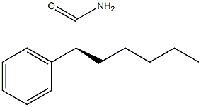 [S,(+)]-2-Phenylheptanamide Structure