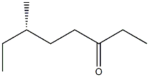 [S,(+)]-6-Methyl-3-octanone Structure