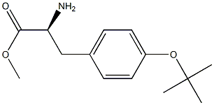 O-(1,1-Dimethylethyl)-L-tyrosine methyl ester 구조식 이미지