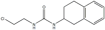 1-(2-Chloroethyl)-3-(1,2,3,4-tetrahydronaphthalen-2-yl)urea Structure