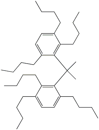 3,3'-Isopropylidenebis(1,2,4-tributylbenzene) Structure