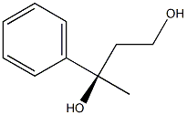 [R,(+)]-3-Phenyl-1,3-butanediol 구조식 이미지