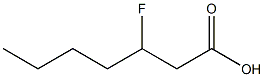 3-Fluoroheptanoic acid 구조식 이미지