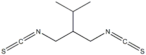 2-Isopropylpropane-1,3-diylbis(isothiocyanate) Structure