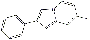 7-Methyl-2-phenylindolizine 구조식 이미지