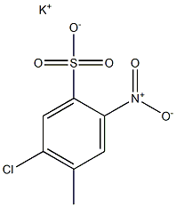 6-Chloro-3-nitrotoluene-4-sulfonic acid potassium salt Structure