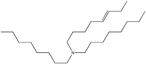 N,N-Dioctyl-5-octenylamine 구조식 이미지