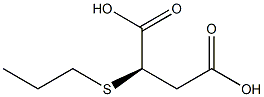 [R,(+)]-(Propylthio)succinic acid 구조식 이미지