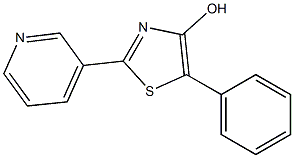 2-(3-Pyridinyl)-5-phenylthiazol-4-ol 구조식 이미지