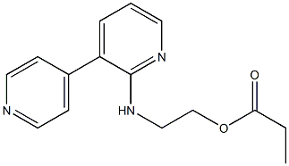 Propionic acid 2-[(3,4'-bipyridin-6-yl)amino]ethyl ester Structure