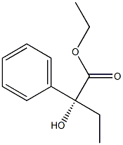 (2R)-2-Hydroxy-2-phenylbutanoic acid ethyl ester 구조식 이미지