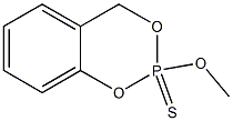 2-Methoxy-4H-1,3,2-benzodioxaphosphorin-2-thione 구조식 이미지