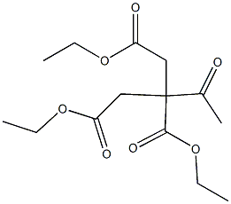 3-Acetyl-3-(ethoxycarbonyl)glutaric acid diethyl ester Structure