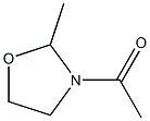 3-Acetyl-2-methyloxazolidine 구조식 이미지