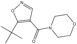 4-(Morpholinocarbonyl)-5-tert-butylisoxazole Structure