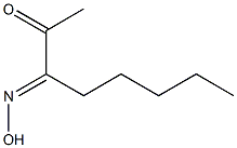 3-(Hydroxyimino)-2-octanone 구조식 이미지