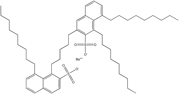 Bis(1,8-dinonyl-2-naphthalenesulfonic acid)barium salt 구조식 이미지