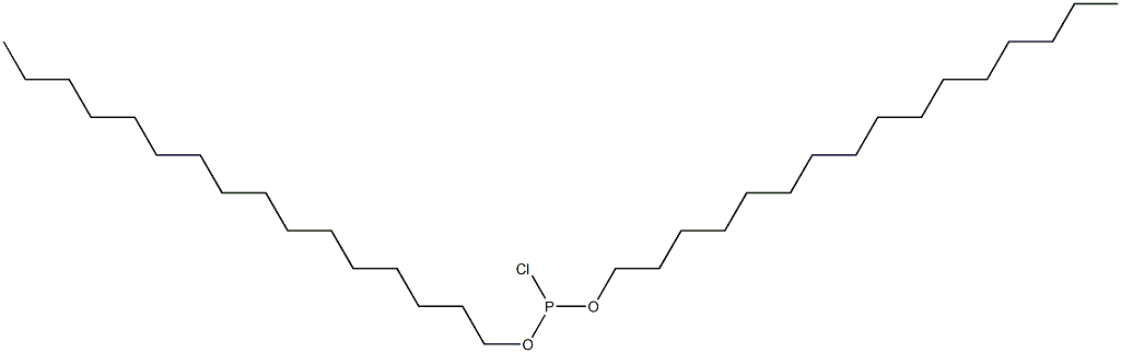 Chlorophosphonous acid di(hexadecyl) ester 구조식 이미지