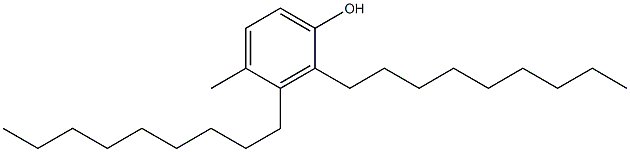 4-Methyl-2,3-dinonylphenol Structure