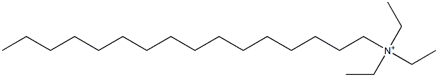 Hexadecyltriethylaminium Structure