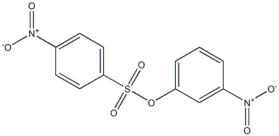 4-Nitrobenzenesulfonic acid 3-nitrophenyl ester 구조식 이미지