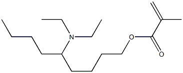 Methacrylic acid 5-(diethylamino)nonyl ester 구조식 이미지