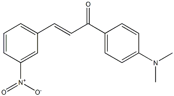 (E)-4'-Dimethylamino-3-nitrochalcone Structure