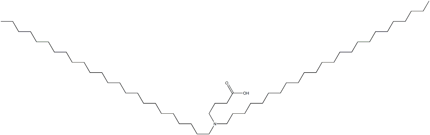 4-(Ditetracosylamino)butyric acid 구조식 이미지