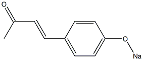 4-(p-Sodiooxyphenyl)-3-buten-2-one Structure