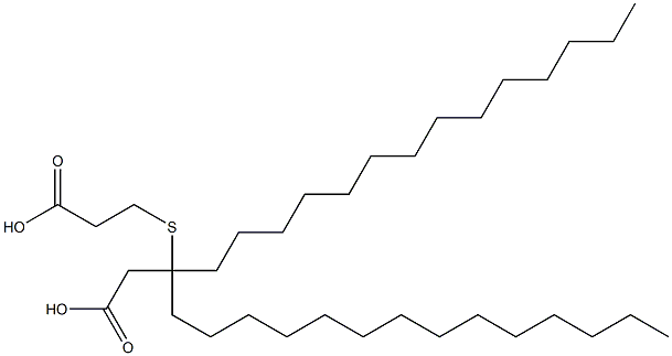 3,3-Ditetradecyl[3,3'-thiodipropionic acid] Structure