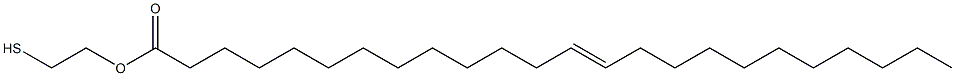 13-Tetracosenoic acid 2-mercaptoethyl ester Structure