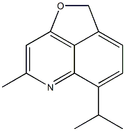 8-Isopropyl-2-methyl-5H-furo[2,3,4-de]quinoline 구조식 이미지