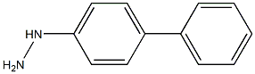 4-Biphenylylhydrazine 구조식 이미지