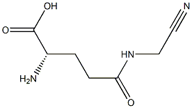 N5-(Cyanomethyl)-L-glutamine 구조식 이미지