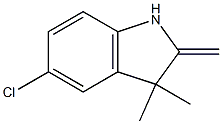 5-Chloro-3,3-dimethyl-2-methyleneindoline 구조식 이미지