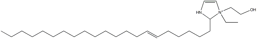 1-Ethyl-2-(6-henicosenyl)-1-(2-hydroxyethyl)-4-imidazoline-1-ium Structure