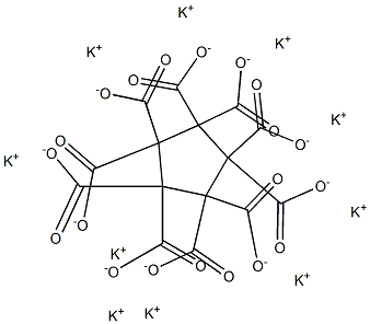 Cyclopentanedecacarboxylic acid decapotassium salt 구조식 이미지