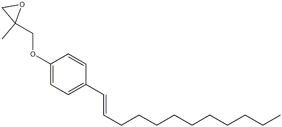 4-(1-Dodecenyl)phenyl 2-methylglycidyl ether 구조식 이미지
