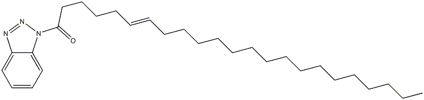 1-(1-Oxo-6-tricosenyl)-1H-benzotriazole 구조식 이미지