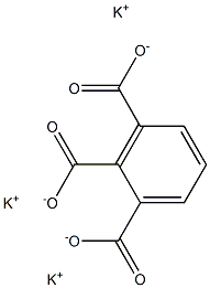 1,2,3-Benzenetricarboxylic acid tripotassium salt 구조식 이미지